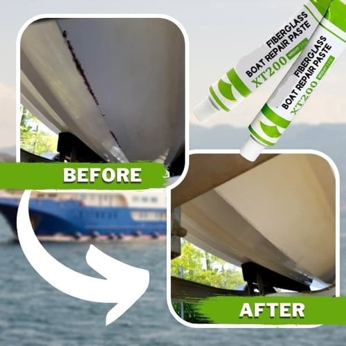 Instant Fiberglass Boat Repair Paste