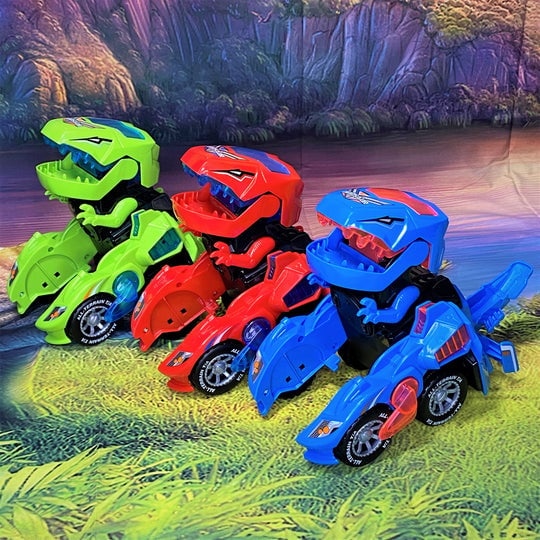 DinoWheel - LED Dinosaur Transformation Car Toy