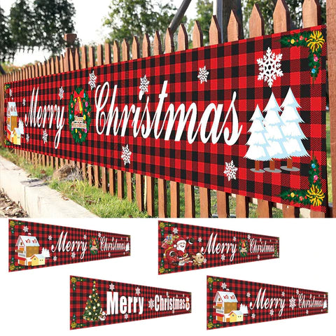 Christmas Outdoor Banner Flag Pulling 🎄Buy 2 Free Shipping