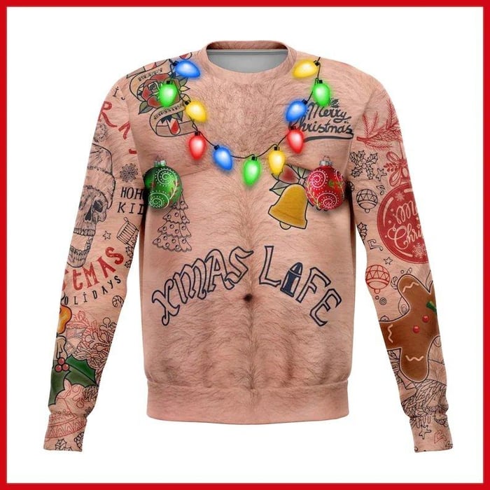 Topless Men Ugly Sweatshirt