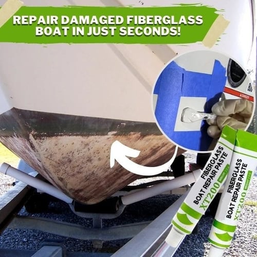 Instant Fiberglass Boat Repair Paste