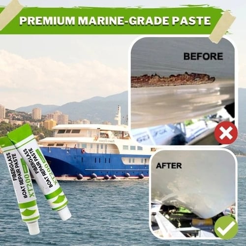 Instant Fiberglass Boat Repair Paste